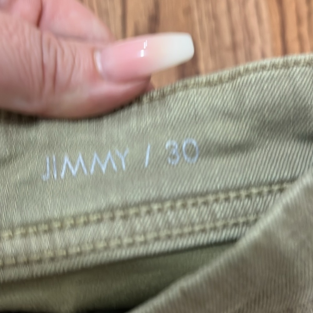 Fidelity “jimmy” Denim Soft Green Straight Leg Jeans - Picture 4 of 10